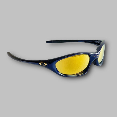 2000 Oakley Twenty XX 1.0 Midnight Blue / 24k Fire Iridium Sunglasses